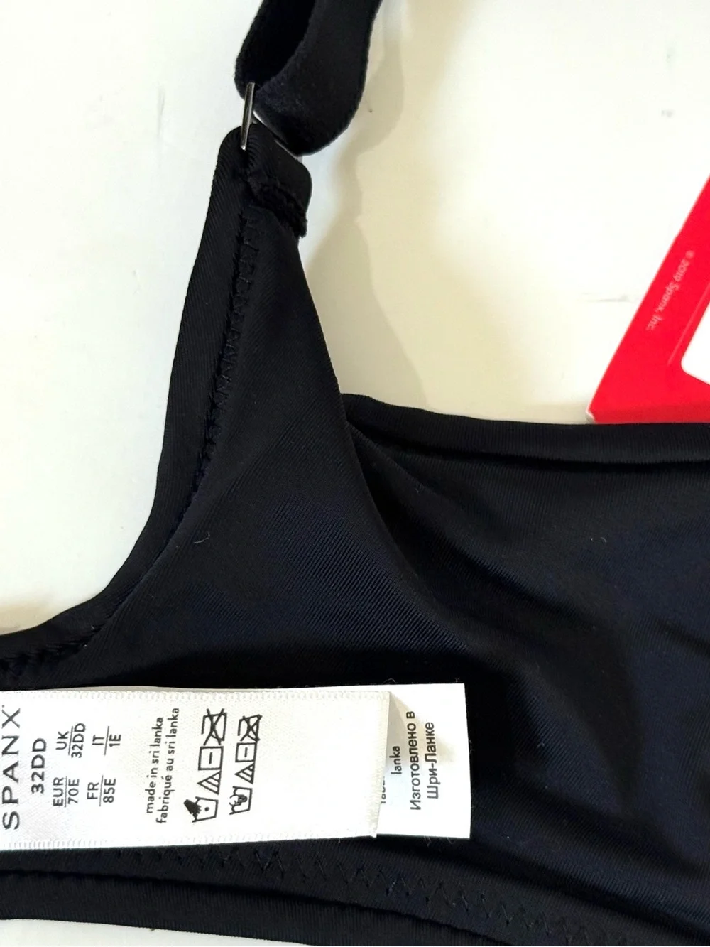 Spanx Low Profile minimizer Bra Black Underwire Size 32DD NEW - Picture 4 of 8